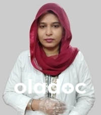 Physiotherapist at Yashfeen Medical Centre Karachi Ms. Nadia Yaseen