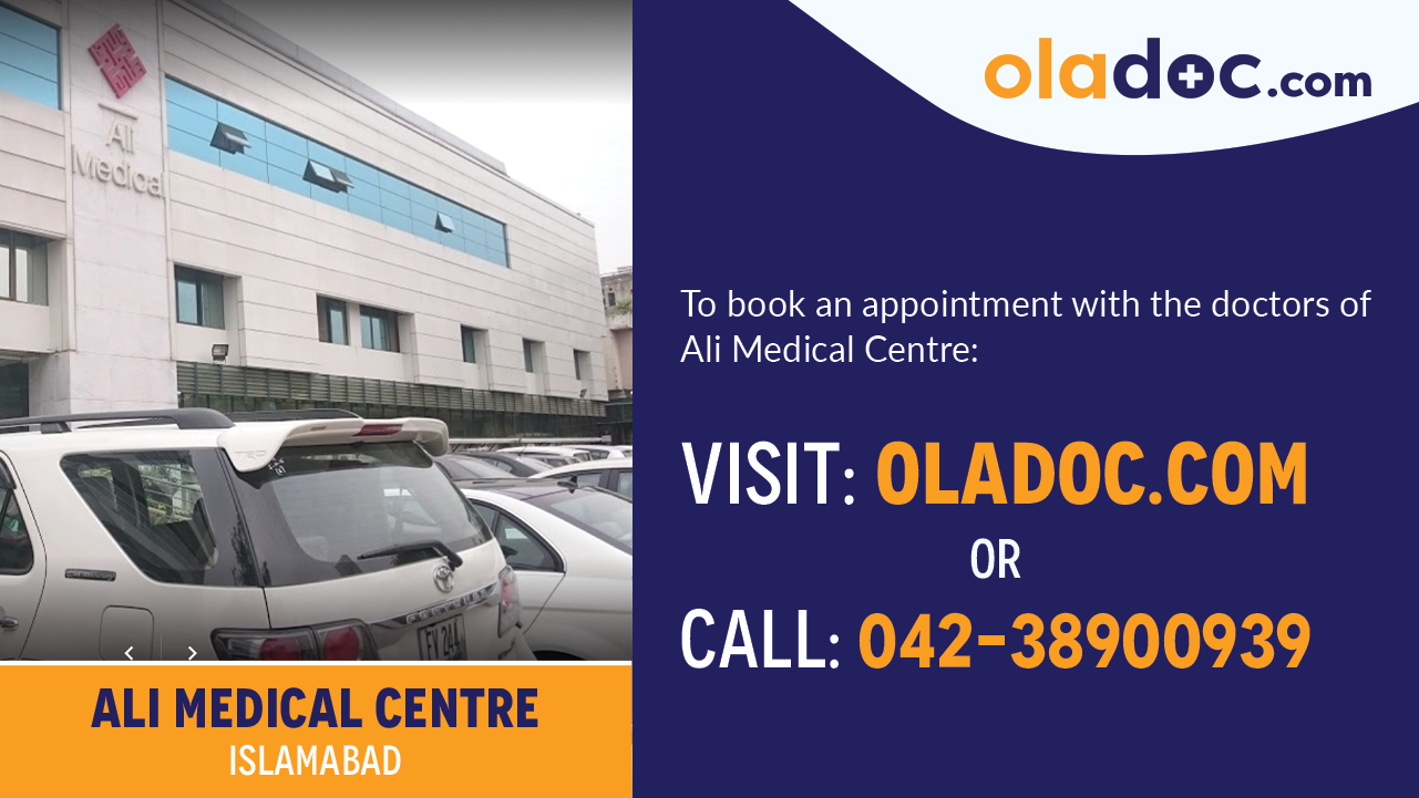 Front View of Ali Medical Center Islamabad