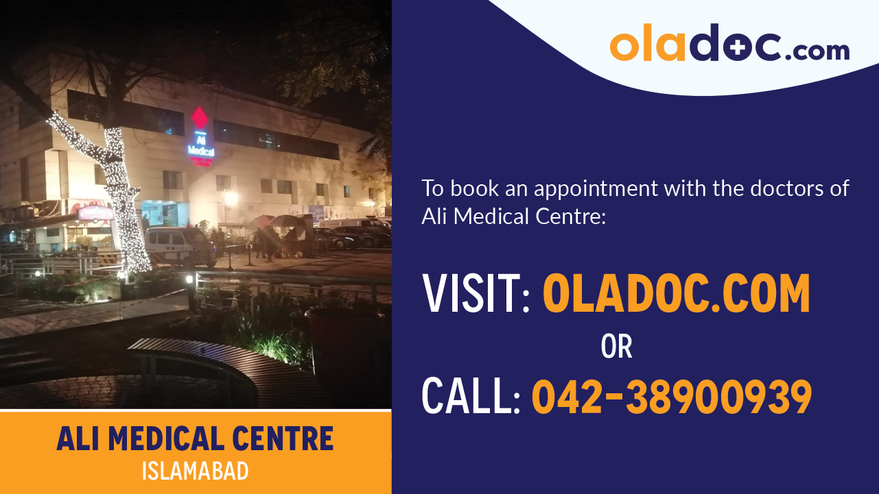 Parking area at Ali Medical Center Islamabad