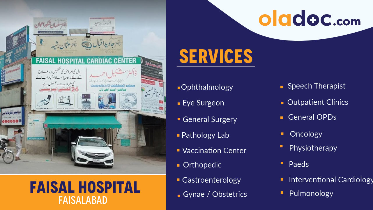 Services Offered by Faisal Hospital Faisalabad 