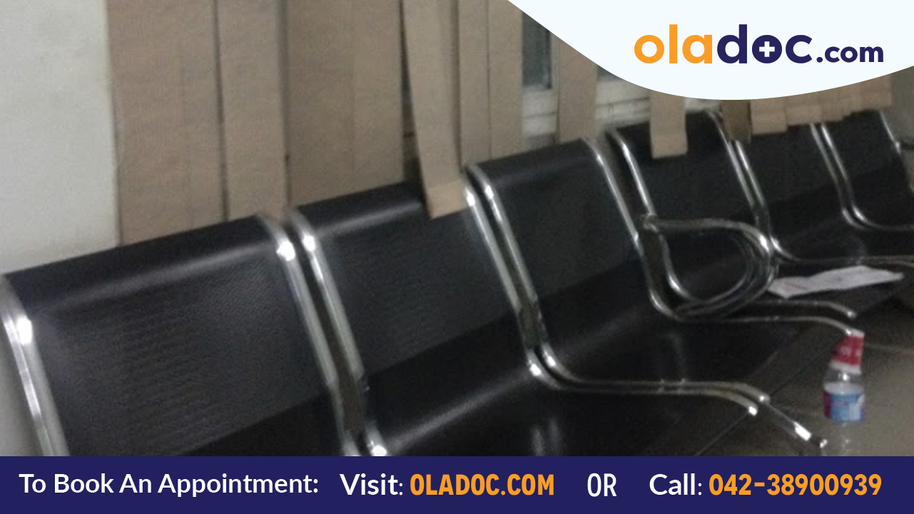 Waiting area at Faisal Hospital Faisalabad 