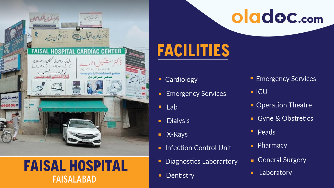 Facilities at Faisal Hospital Faisalabad 