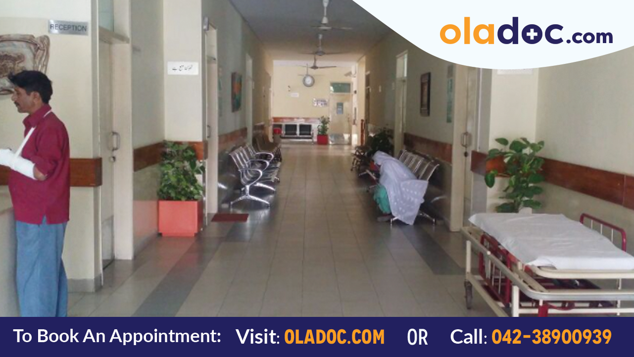 Lobby at DHA Medical Centre Karachi