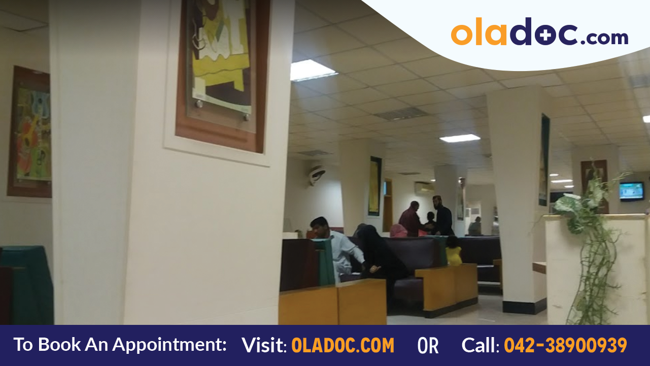 Waiting area at DHA Medical Centre Karachi