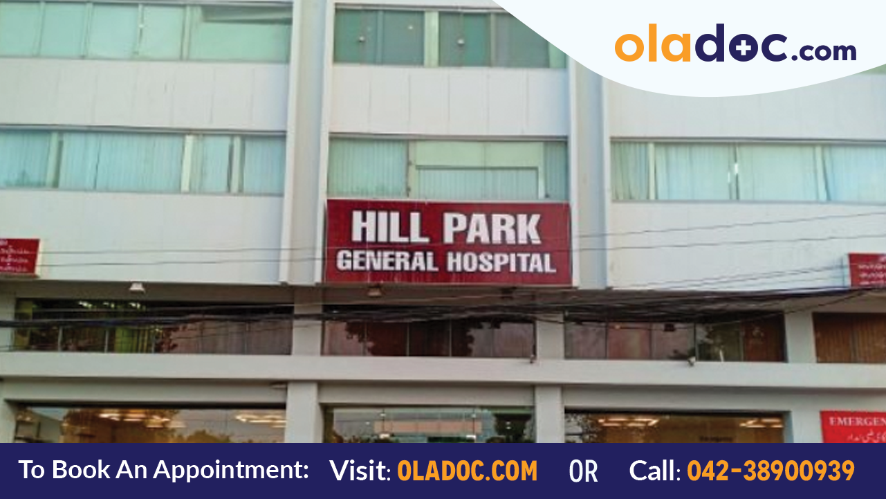 Front View of Hill Park General Hospital Karachi