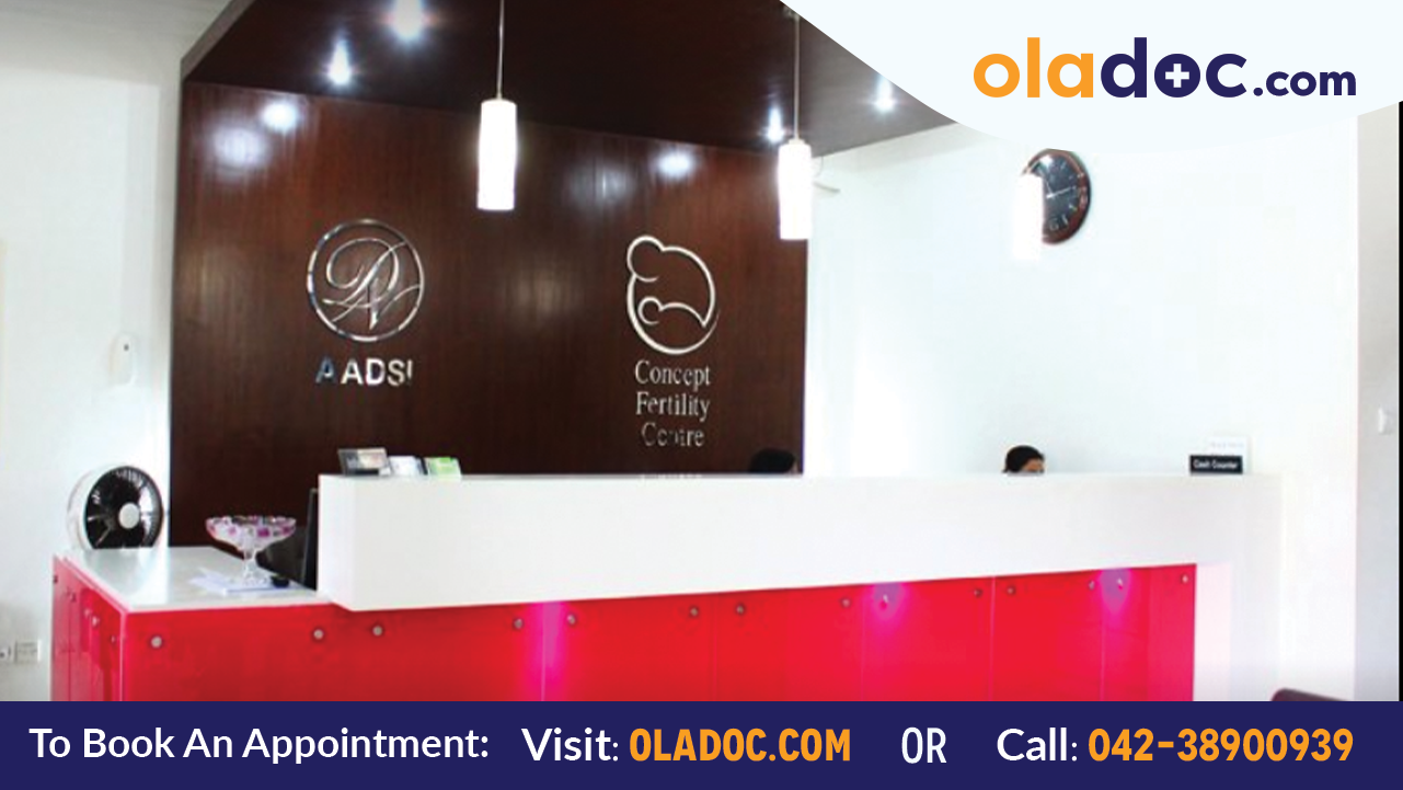 Reception at Concept Fertility Centre Karachi