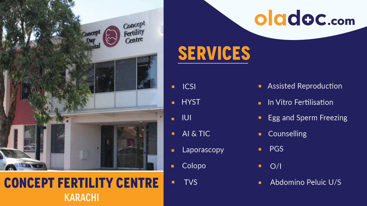 Services Offered by Concept Fertility Centre Karachi