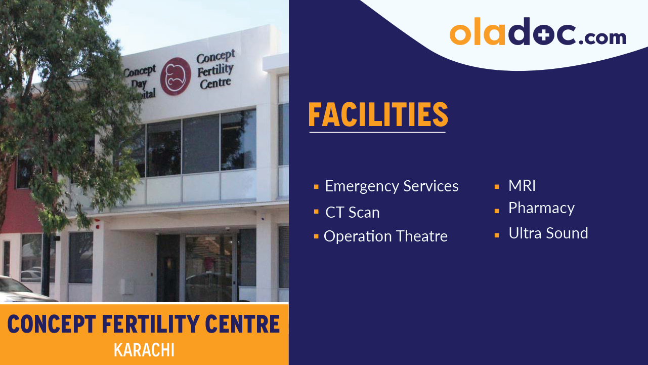 Facilities at Concept Fertility Centre Karachi