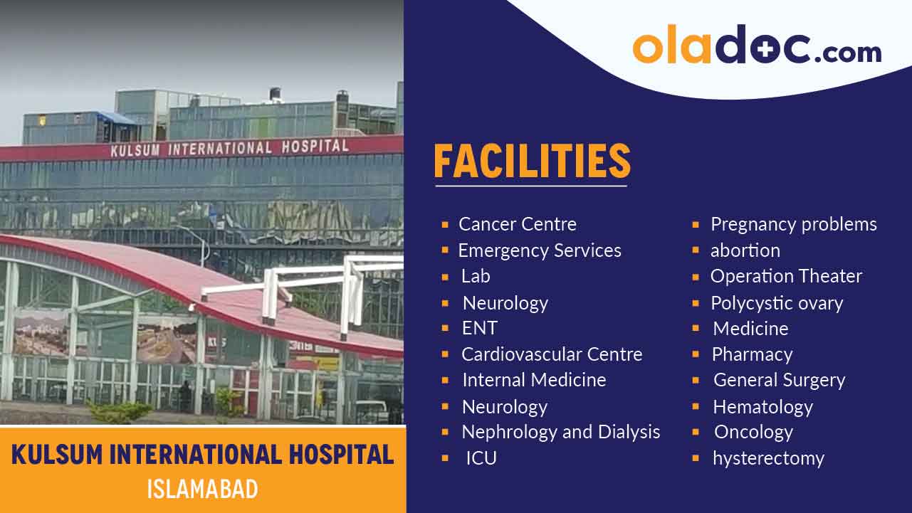 Facilities at Kulsum International Hospital Islamabad